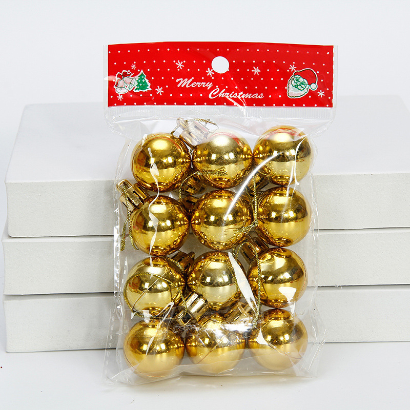 Candle Lighter - ลูกบอลประดับต้นคริสต์มาส12ชิ้น3ซม. ลูกบอลประดับต้นคริสต์มาสจี้ห้อยที่บ้านของตกแต่งงานเลี้ยง2023ปีใหม่ Noel Navidad