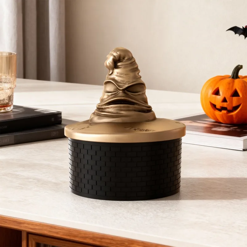 Candle Containers - แม่พิมพ์ซิลิโคนสำหรับทำถ้วยเทียน รูปทรงหมวกพ่อมด ลายตาราง สำหรับใส่เทียนหอม ปูนปลาสเตอร์ เรซิ่น