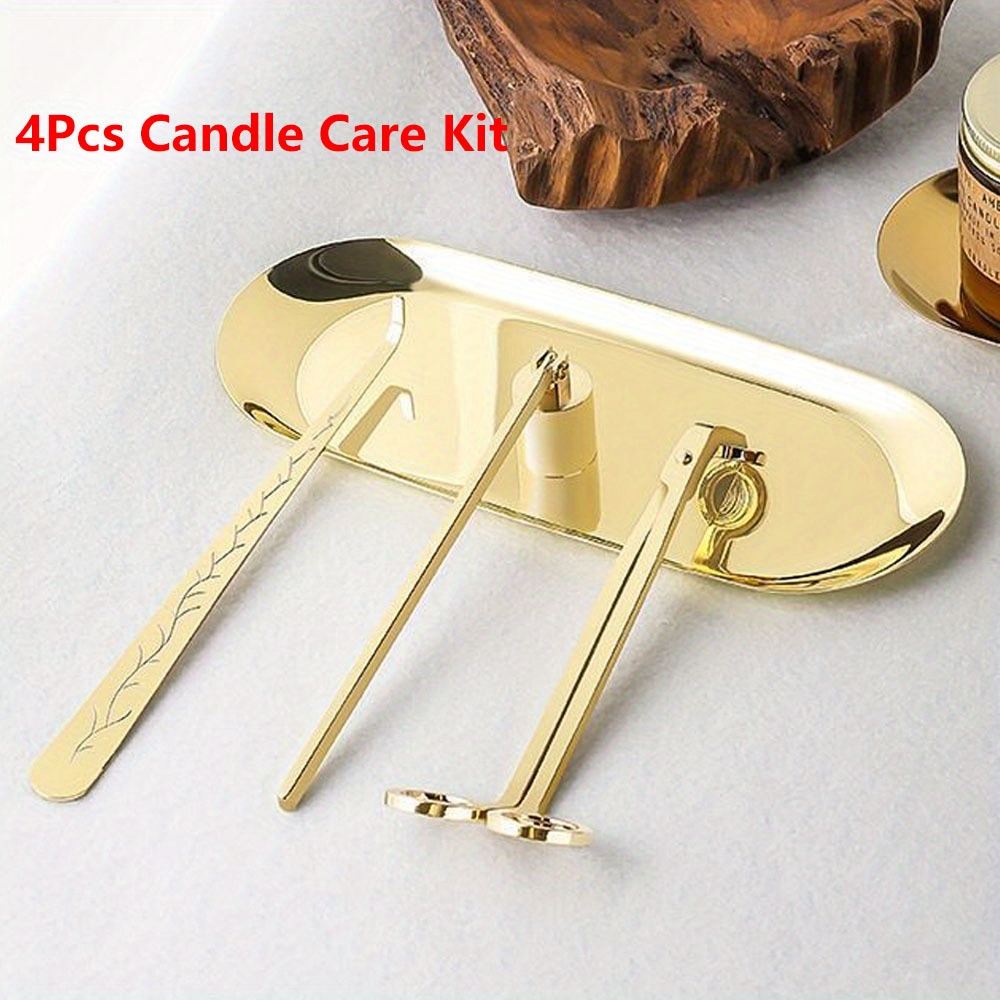 4 ชิ้น/เซ็ตหรูหราเทียนชุดดูแลส - Candle Wick บทวิจารณ์และราคา