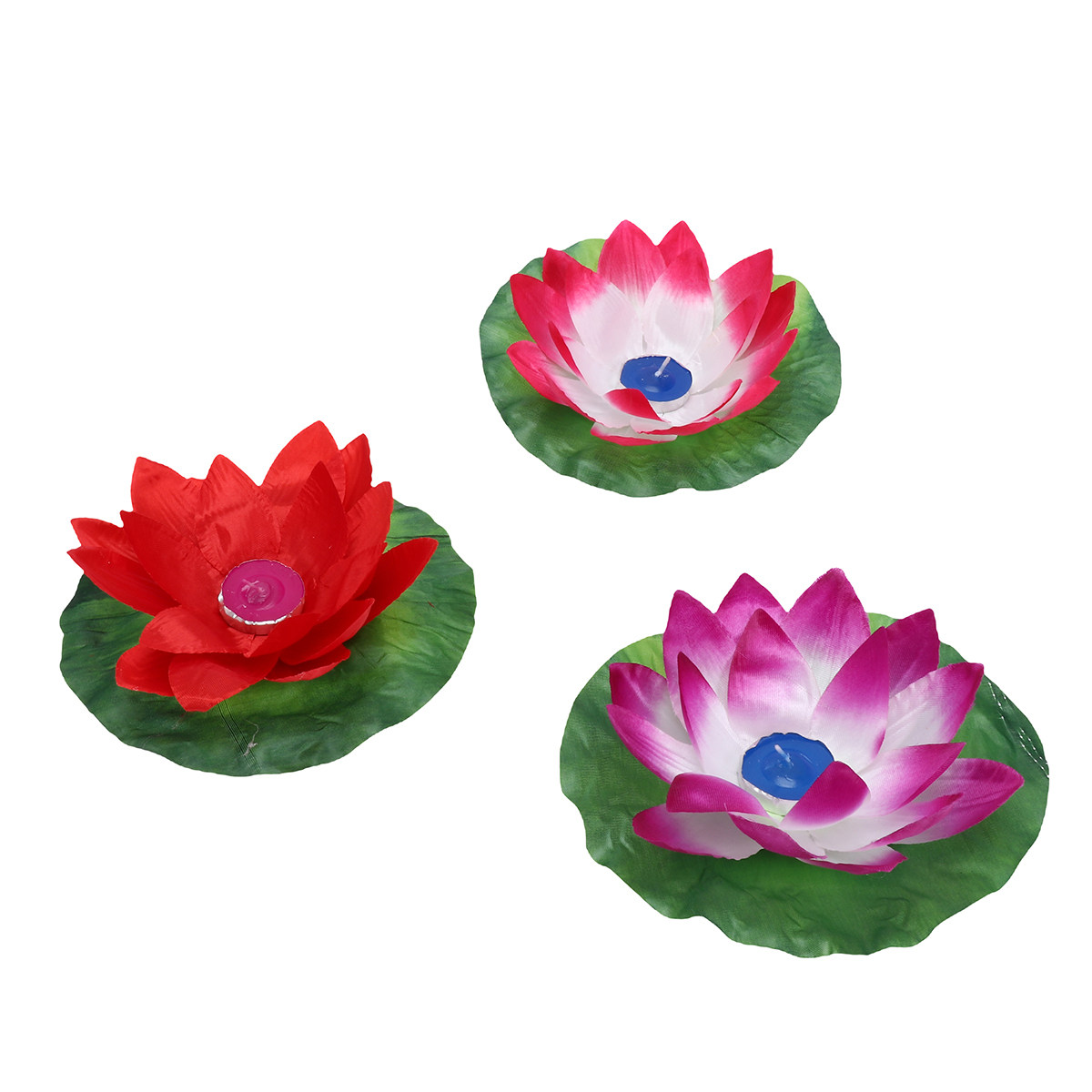 3 ชิ้น โคมไฟลอยน้ำดอกบัว ตกแต่ - Paraffin Wax บทวิจารณ์และราคา