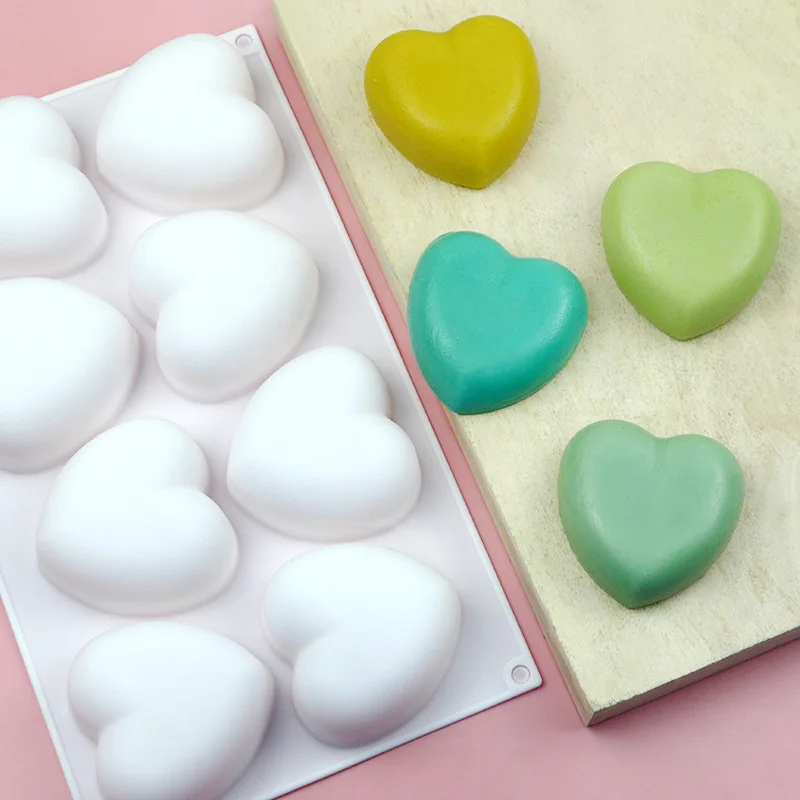Love Heart ซิลิโคนสบู่แม่พิมพ์ - Candle Making Kit บทวิจารณ์และราคา