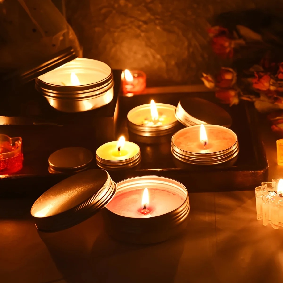 ชุดทำเทียน 100 กรัม ขี้ผึ้งถั่ - Candle Making Kit บทวิจารณ์และราคา