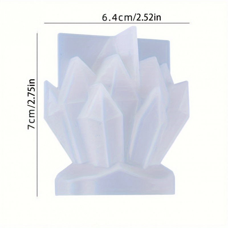 1 pcCrystal Cluster ตกแต่งแม่พ - Candle Molds บทวิจารณ์และราคา