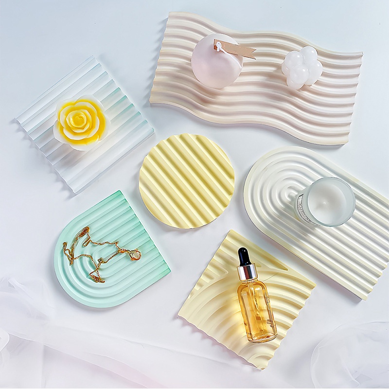 DIY ลาย Wave ถาดแม่พิมพ์สําหรั - Candle Molds บทวิจารณ์และราคา
