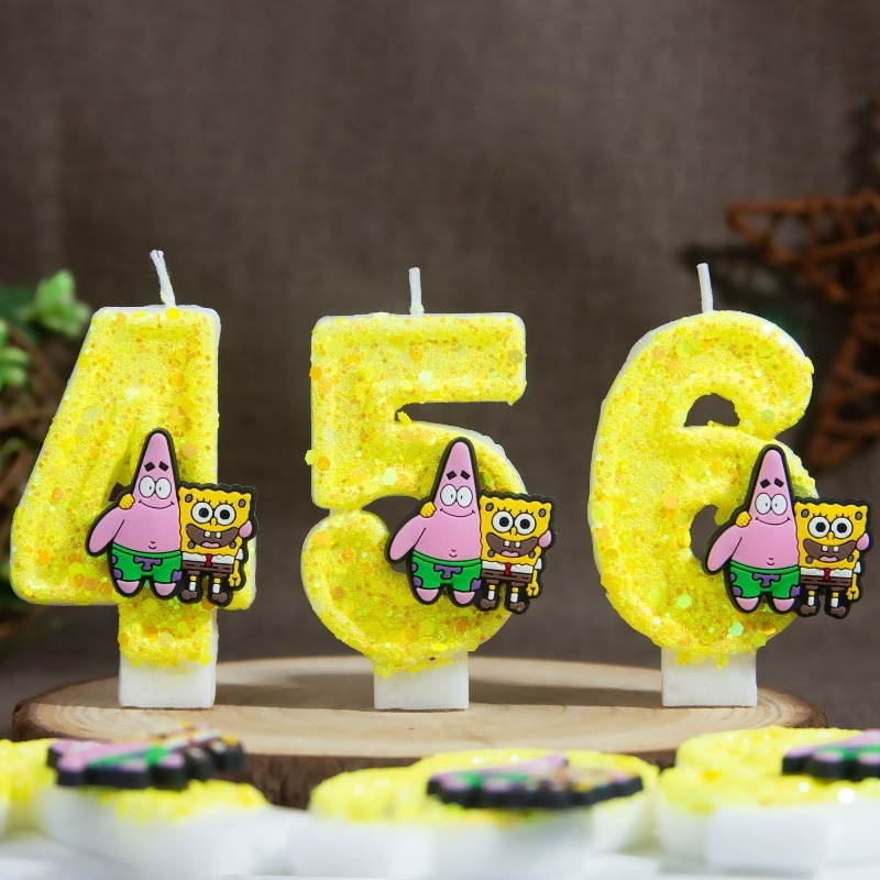 เทียนวันเกิดและวันครบรอบลายสปอ - Silk Candle บทวิจารณ์และราคา