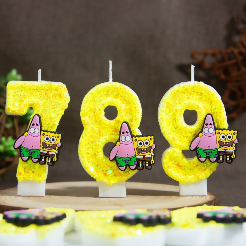 เทียนวันเกิดและวันครบรอบลายสปอ - Silk Candle บทวิจารณ์และราคา