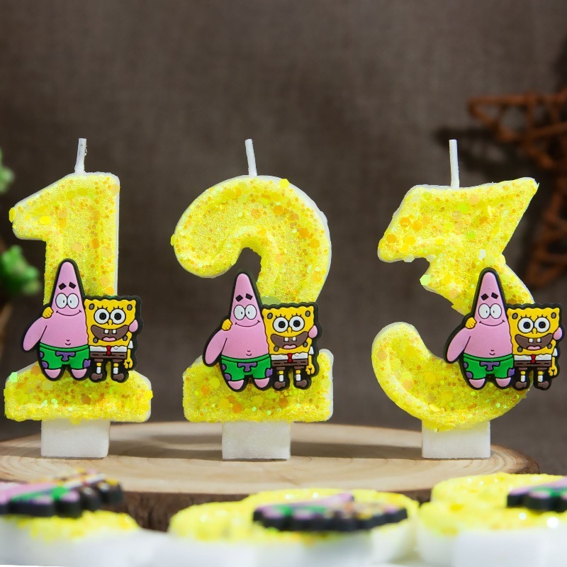 เทียนวันเกิดและวันครบรอบลายสปอ - Silk Candle บทวิจารณ์และราคา