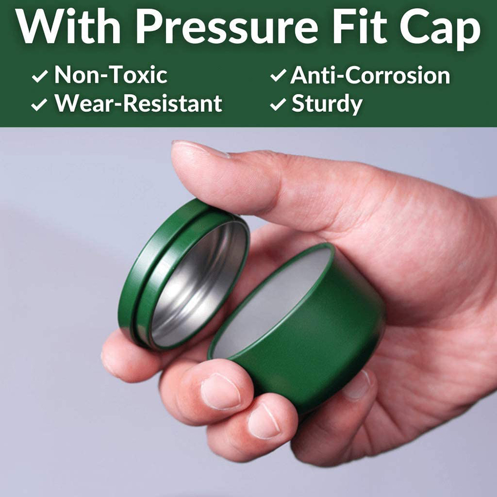 กระป๋องชาพร้อมฝาปิด Airtight เ - Candle Containers บทวิจารณ์และราคา