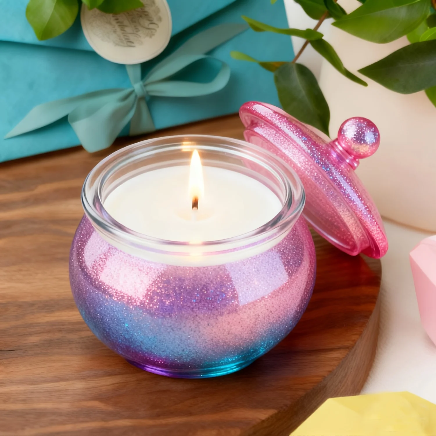 แม่พิมพ์เรซิ่นทรงกลม 1 ชุด พร้ - Candle Containers บทวิจารณ์และราคา